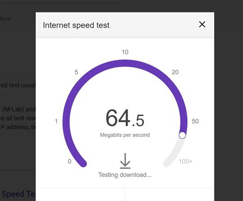 speedtest google français.